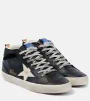 [Golden Goose] Golden Goose Mid Star leather sneakers AU 9 black