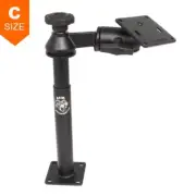 RAM Tele-Pole with 200mm & 228mm Poles & 75x75mm VESA Plate