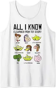 [Disney] Pixar Toy Story All I Know I Learned From Toy Story Tank Top