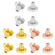 4Pcs Locking Earring Backs Ear Studs Stopper Earnuts DIY Jewelry Findings Tool