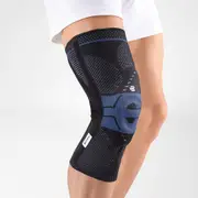 Bauerfeind GenuTrain P3 Knee Brace Silicone Edge Left 5 Black