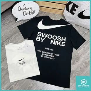 NIKE SWOOSH TEE 小勾 大勾 背後 大LOGO 短T 男款 黑 DZ2882-010 100 DOT聚點