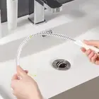 Kitchen Drain Hair Cleaner Sink Can Be Bent Freely Anti-clogging Cleaning Hook H