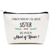 Will You Be My Maid of Honor Bag Ask Proposal Bridal Party Gifts for Wedding Day