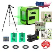 High-Precision Green Laser Level with Tripod and Magnetic Base for DIY Projects