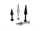 Labret Spike Studs Bars Two Colours Two Sizes 316L Steel Piercing Bars 14g 1.6mm