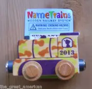 Name Train 2013 Camo Engine - Thomas Compatible Wooden Wood Toys Toy Made in USA