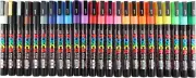 Uni Posca Paint Marker Pen, Fine Point (PC-3M), 24 Colors Set with Japanese S...