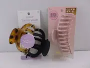 New Gimme Beauty Thick Hair Claw Clips -3 PCS Set Multi Colors
