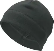 [X AUTOHAUX] Cycling Hat Keep Warm Ear Protection Hard Hat Liner Polar Fleece Fabric Dark Gray 27x18cm 1 Pcs