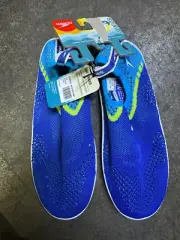 Speedo Junior Surf Strider Water Shoes Socks Parrish Blue Medium 2-3 NEW W/ Tags