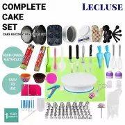 Lecluse Cake Decorating Tools Set Baking Turntable Rotating Stand 73/223Pcs