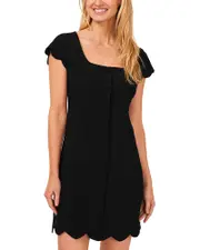 CeCe Scalloped Edge Dress