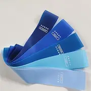 Elastic Fitness Band, 5-Piece Set of Elastic Resistance Band, Made of Skin-Friendly Latex, Used for Leg and Waist Training, Pilates, Yoga-D