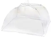 Leona Co Food Covers 45cm x 45cm x 25cm Mesh Plate Serving Tents, Fine Net Screen Umbrella for Outdoors, Parties, Picnics, BBQs, Reusable and Collapsible