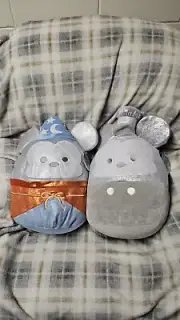 Squishmallows Steamboat Wilie & Sorcerer Mickey 100 Year 14in
