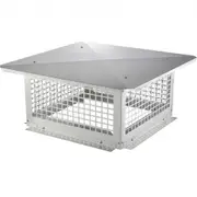 VEVOR Chimney Cap 17 x 17 304Stainless Steel Fireplace Flue Caps Cover Mesh
