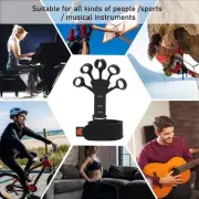 Finger Gripper Hand Exerciser Strength Trainer for Rehab & Guitar