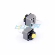 Kailh Silent Square Tactile Mouse Micro Switch 6*6*7.3 Yellow Dot 20M Click