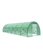 [Green Fingers] Greenhouse 9x3x2M Walk in Green House Tunnel Plant Garden Shed Dome
