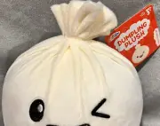 Grafix Stuffed Dumpling 8” Plush Kawaii Asian Food Plushie Pillow Doll Toy