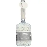 6 Pack Conair Gel Grips Paddle Hair Brush, Gray