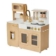 Teamson Kids Little Chef Cyprus Play Kitchen with 14-pc. Accessory Set