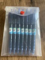 Pilot BEGREEN B2P( BOTTLE 2 PEN )Rollerball 0.7mm Gel Pen,BLUE (PKT 7 + POCKET )