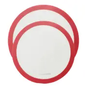 Soffritto Professional Bake 2 Piece Silicone Round Baking Mats