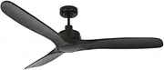 Beacon Lighting Caelid 152cm DC Fan with Light in Black with Black Timber Blades