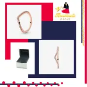 *BRAND NEW* Pandora Sparkling Wishbone Ring 186316CZ-60