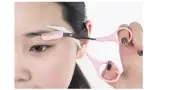 Makeup Eyebrow Eyelash curved Trimmer Scissors Eyebrow Shaping Scissors