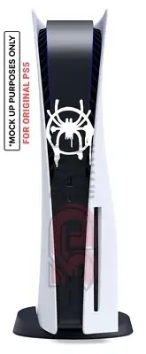PS5 Spiderman Miles Morales 3D Printed PlayStation 5 SLIM Console Plate Cover
