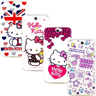 【Hello Kitty】HTC One A9 彩繪透明保護軟套