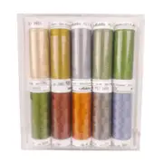 Mettler POLY SHEEN EARTHY Embroidery 10 x 150m Thread Pack