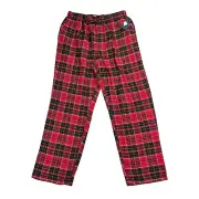 Club Room Mens Plaid Flannel Drawstring Pajama Pants Red L