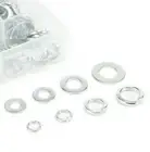 250-Pc. Washer Assortment Set w/ Flat + Spring/Lock Type
