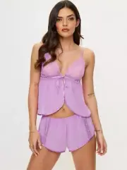 Ann Summers Alora Cami Set - Lilac - Sizes XS - XXL