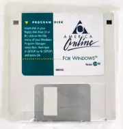 Version 2.0 America Online Collectible / Install 3.5" Floppy Disk, Vintage AOL