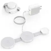 3 in 1 Charging Station for Apple Multiple Devices,Foldable Magnetic Wireless