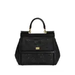 [Dolce & Gabbana] Dolce & Gabbana Medium Sicily Tote Bag ONE SIZE BLACK