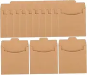SECFOU 50pcs Paper CD Sleeves Durable DVD Storage Envelopes for Organized CD DVD Management for Home Office and School Use Protects Against Scratches and Data Loss