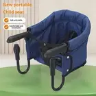 Stable Baby Dining Chair Portable Table with 5-point Safety Belt