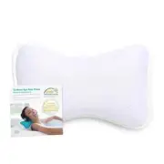 3D Mesh Bath Pillow Spa Pillow Head Rest w 2 Suction Cup WHITE