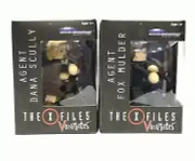 Diamond Select Toys Vinimates X-Files Agent Fox Mulder & Agent Dana Scully NEW!