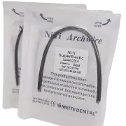 100Bags Arcos de Dental Ortodoncia Redondos Niti Arco de Alambre Su Arch Wire