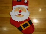 New ! Christmas Santa Clause Stocking 18" L ong