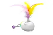 Bentopal Rechargeable Smart Jumpy Mouse Pets Interactive Cat Toy w LED Lights