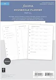 Filofax - Refill - Mini Mall Household Planner - A5