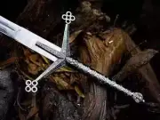 Hand Forged Stainless Steel Viking Sword Battle Ready Medieval Sword With Sheath
